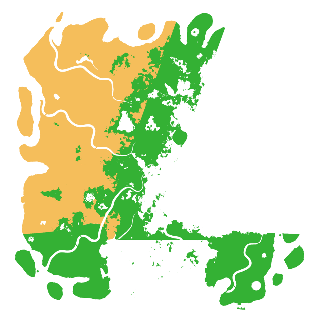 Biome Rust Map: Procedural Map, Size: 6000, Seed: 1590337707
