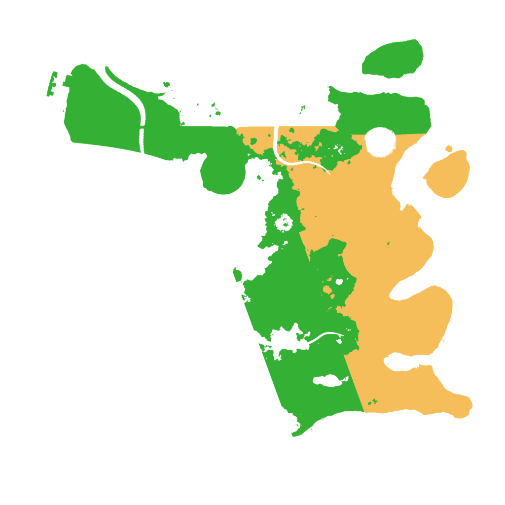Biome Rust Map: Procedural Map, Size: 3000, Seed: 181252915