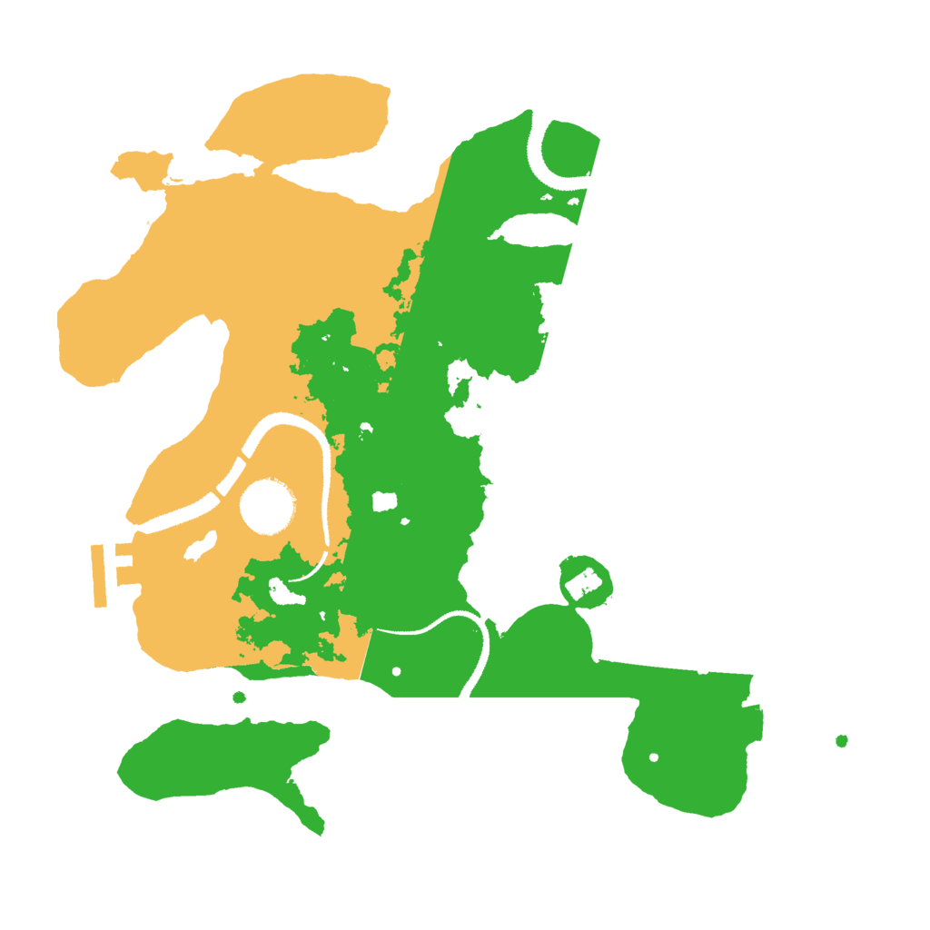 Biome Rust Map: Procedural Map, Size: 3000, Seed: 29248