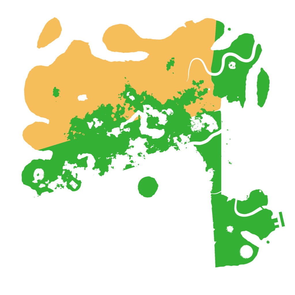 Biome Rust Map: Procedural Map, Size: 4000, Seed: 4122615