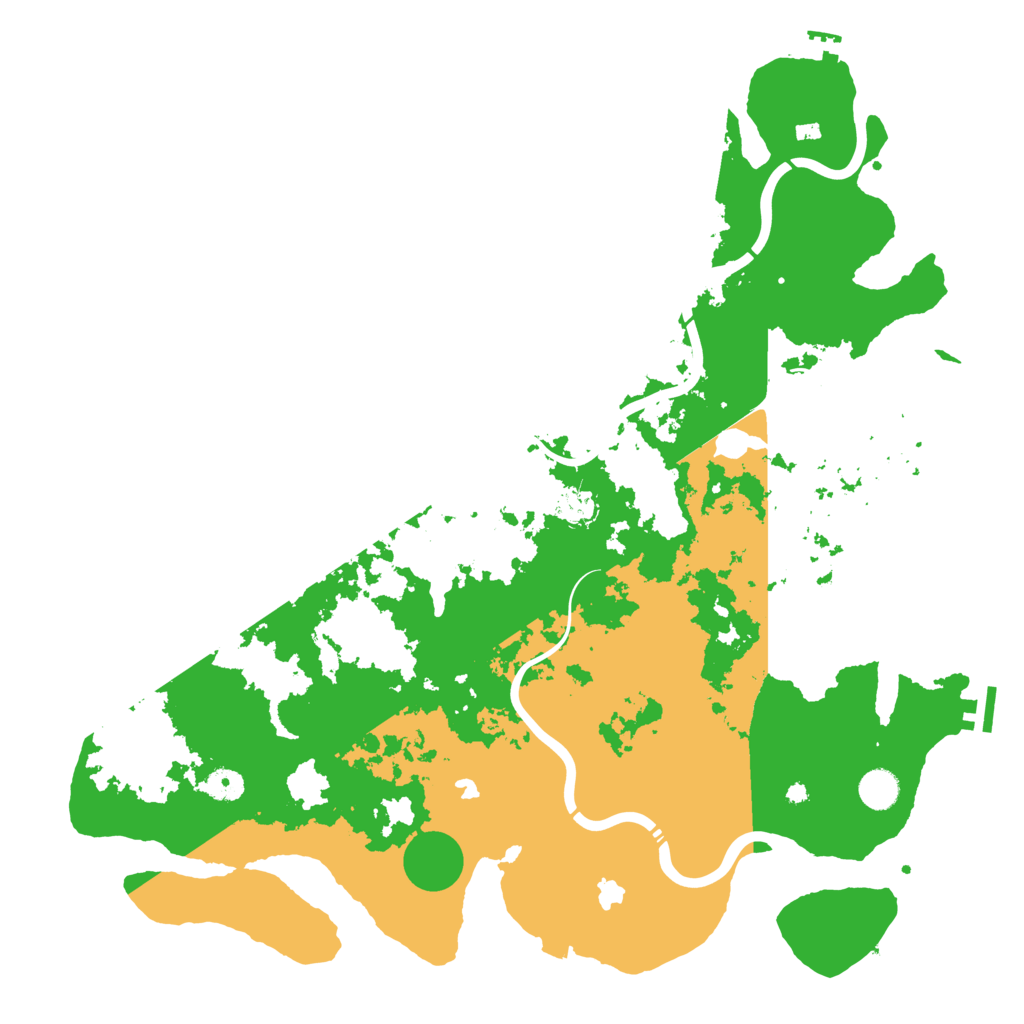 Biome Rust Map: Procedural Map, Size: 4500, Seed: 939056670