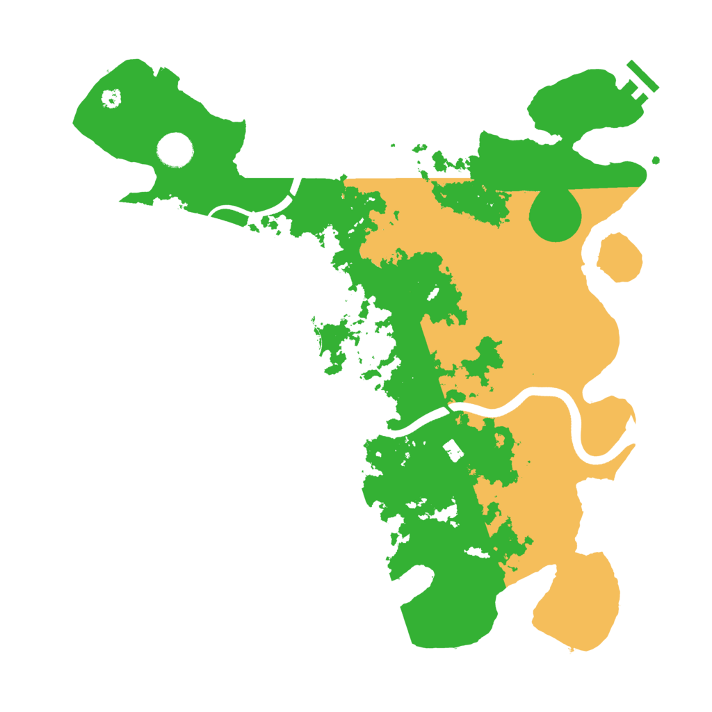 Biome Rust Map: Procedural Map, Size: 3650, Seed: 12301138