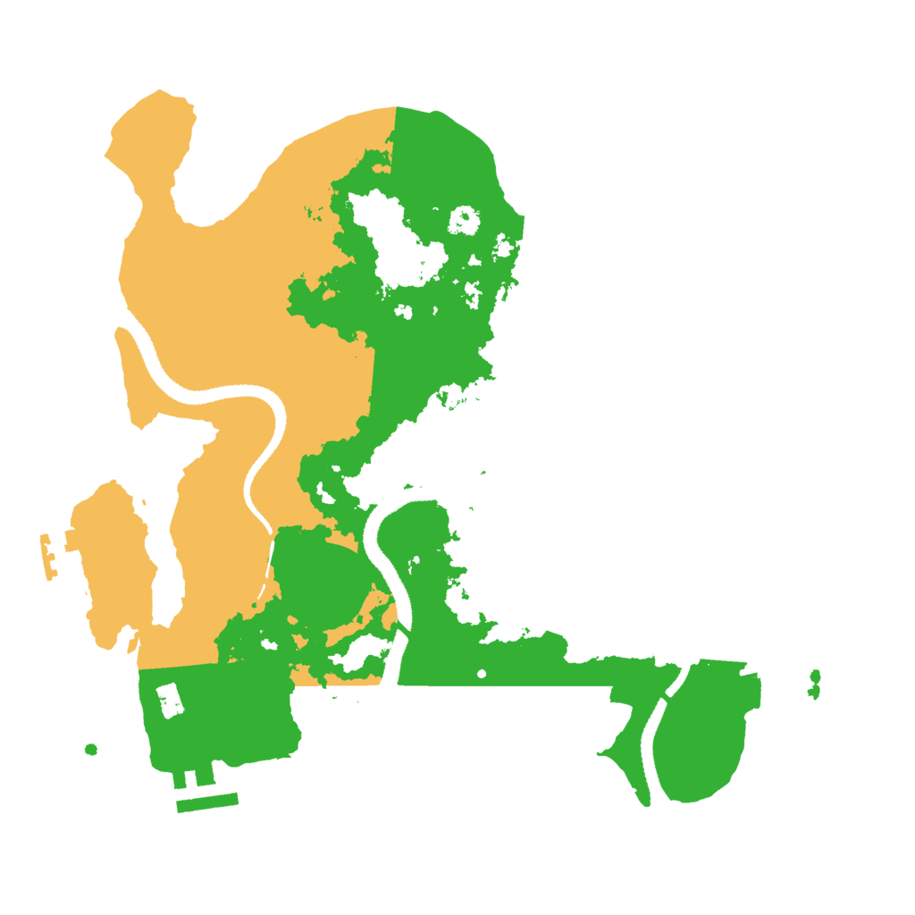 Biome Rust Map: Procedural Map, Size: 3000, Seed: 4269666