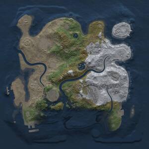 Thumbnail Rust Map: Procedural Map, Size: 3000, Seed: 4269666, 12 Monuments
