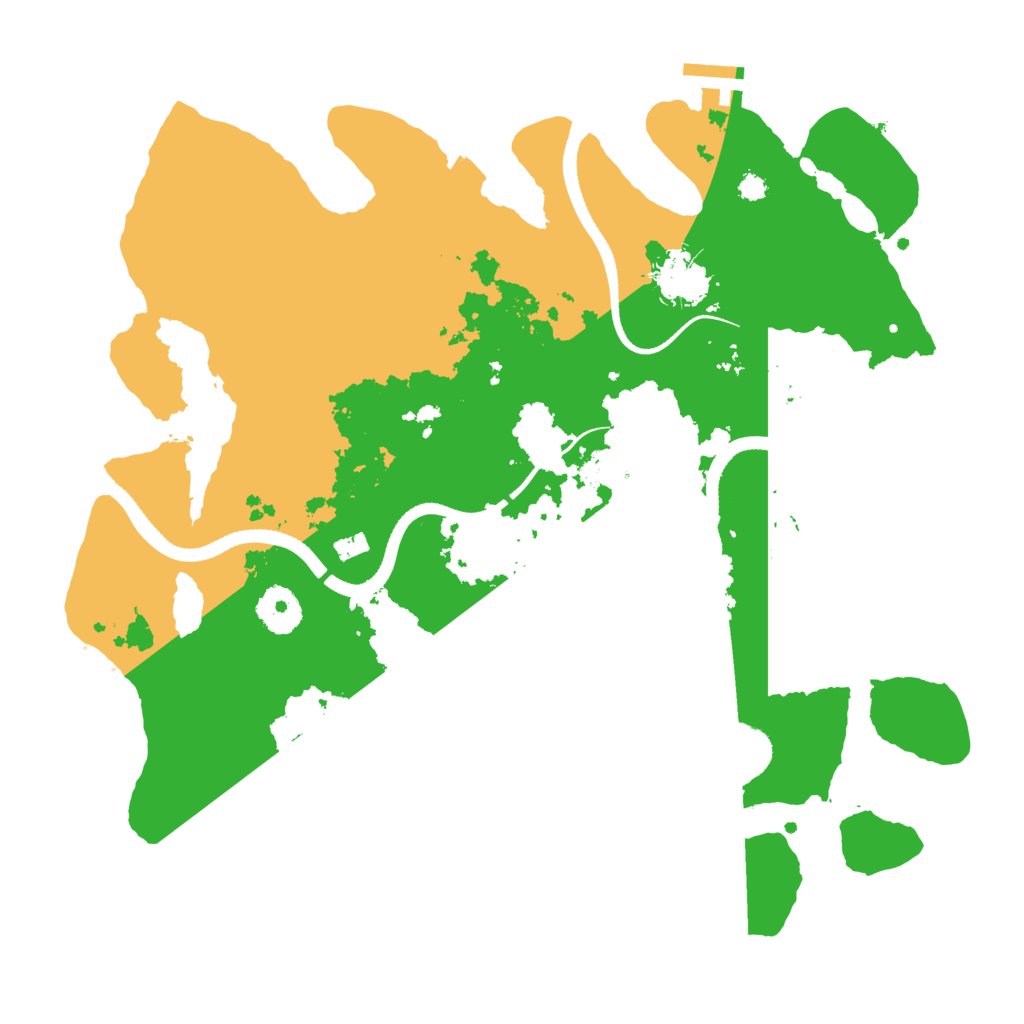 Biome Rust Map: Procedural Map, Size: 3400, Seed: 330403685