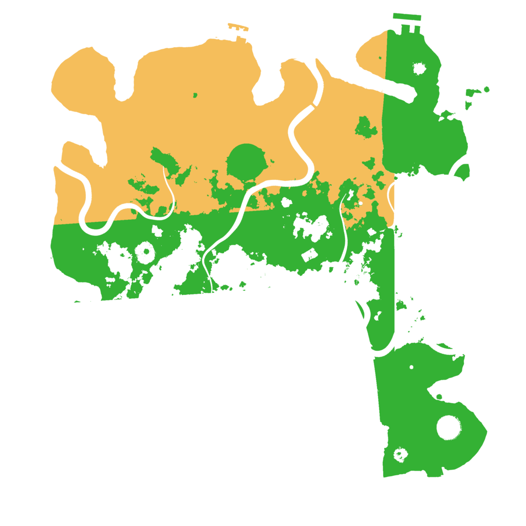 Biome Rust Map: Procedural Map, Size: 3800, Seed: 1827348704