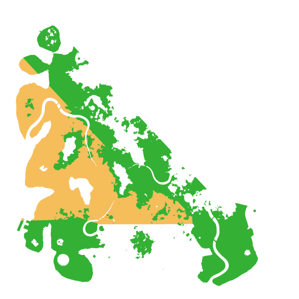 Biome Rust Map: Procedural Map, Size: 4500, Seed: 697610109