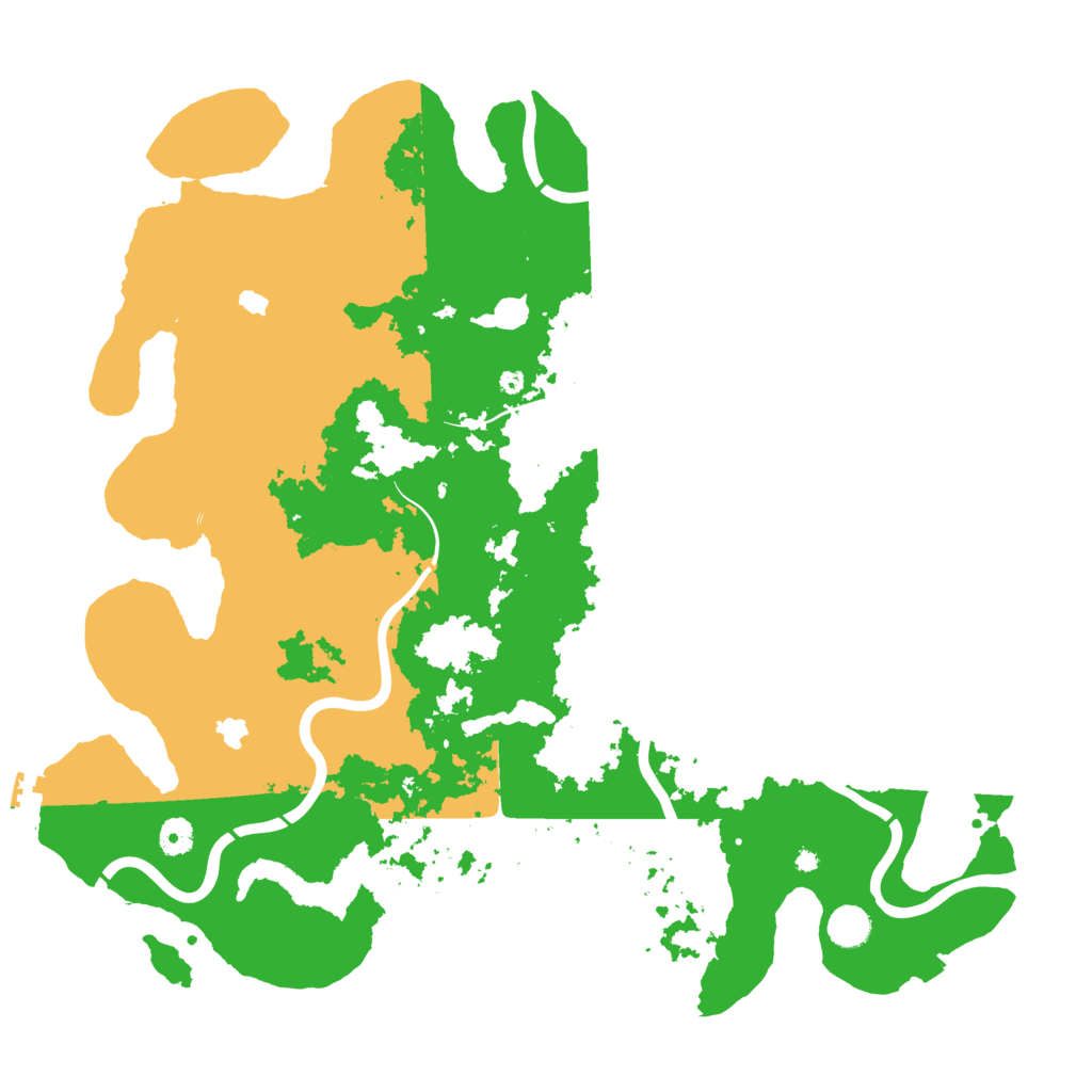 Biome Rust Map: Procedural Map, Size: 4500, Seed: 1130553221