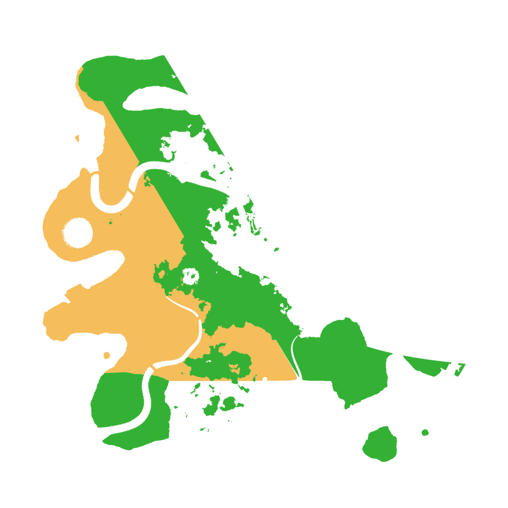 Biome Rust Map: Procedural Map, Size: 3000, Seed: 86937957