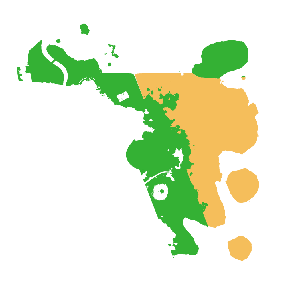 Biome Rust Map: Procedural Map, Size: 2800, Seed: 60000