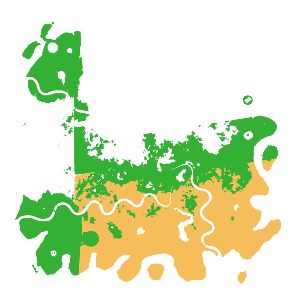 Biome Rust Map: Procedural Map, Size: 5000, Seed: 1270745034