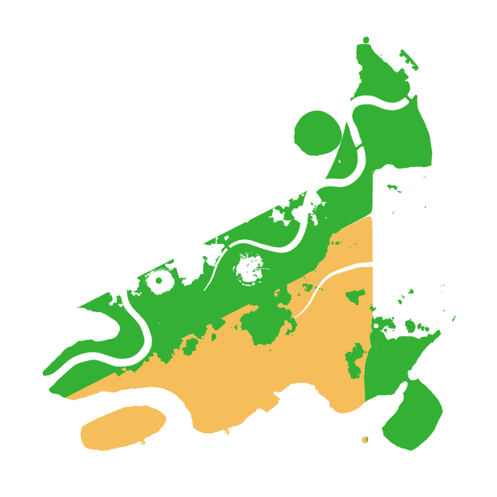 Biome Rust Map: Procedural Map, Size: 3000, Seed: 9841023
