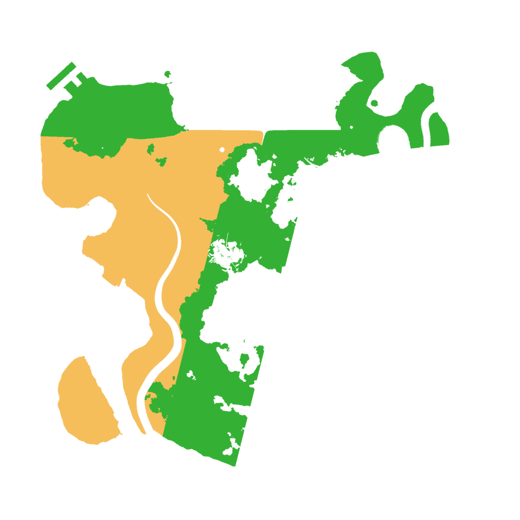 Biome Rust Map: Procedural Map, Size: 3000, Seed: 38824