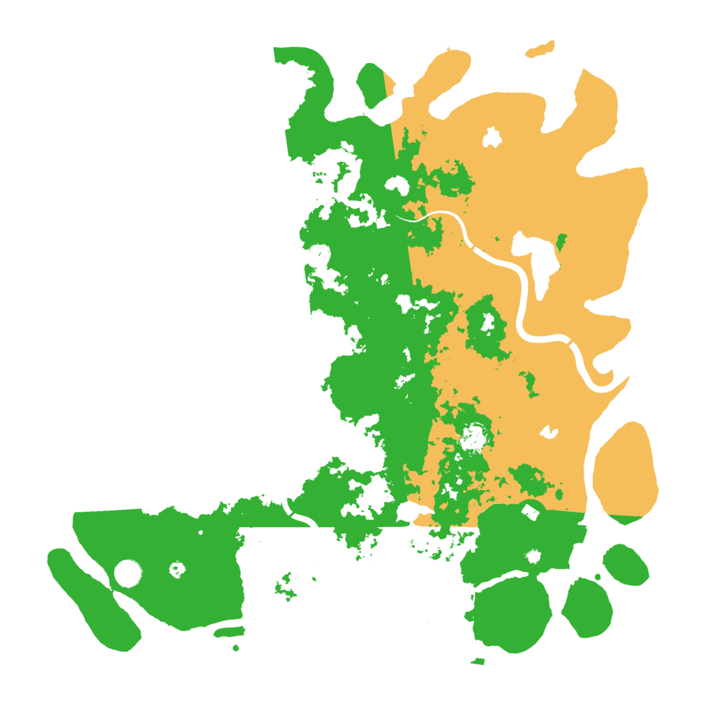 Biome Rust Map: Procedural Map, Size: 4500, Seed: 184051648