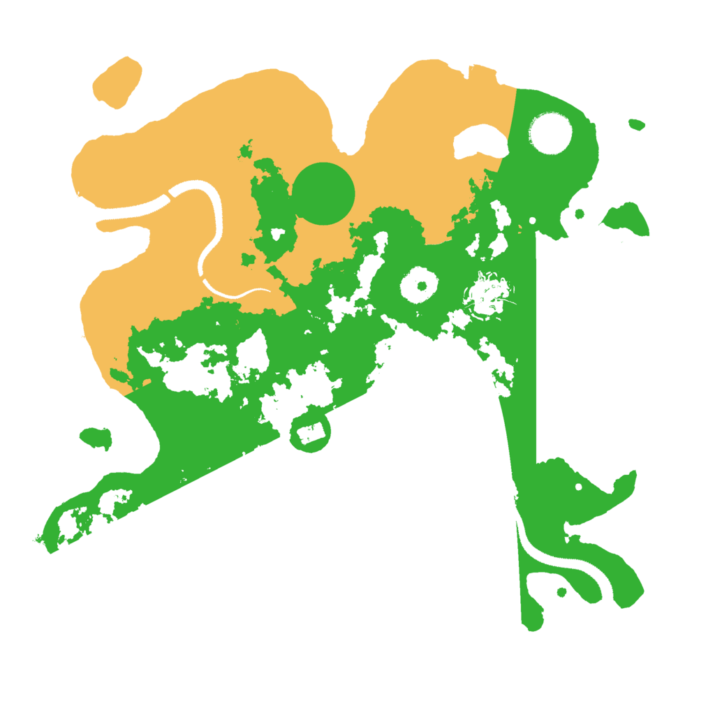 Biome Rust Map: Procedural Map, Size: 3000, Seed: 34981