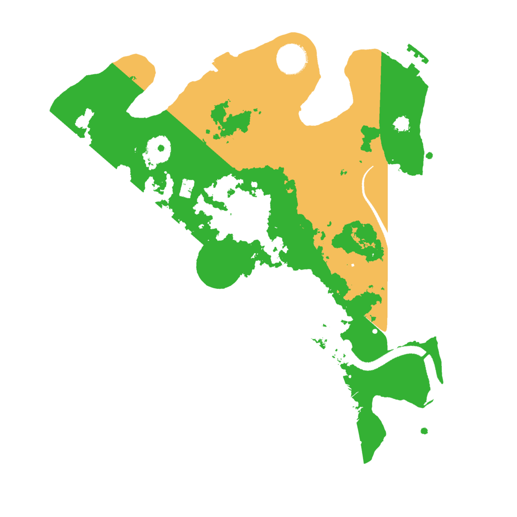 Biome Rust Map: Procedural Map, Size: 3000, Seed: 64829731
