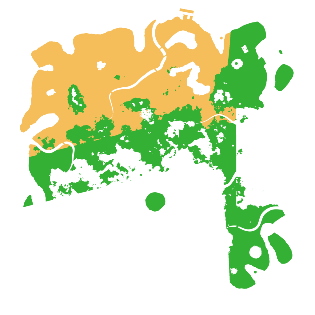 Biome Rust Map: Procedural Map, Size: 4500, Seed: 113183470