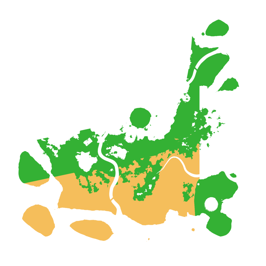 Biome Rust Map: Procedural Map, Size: 3500, Seed: 343566534