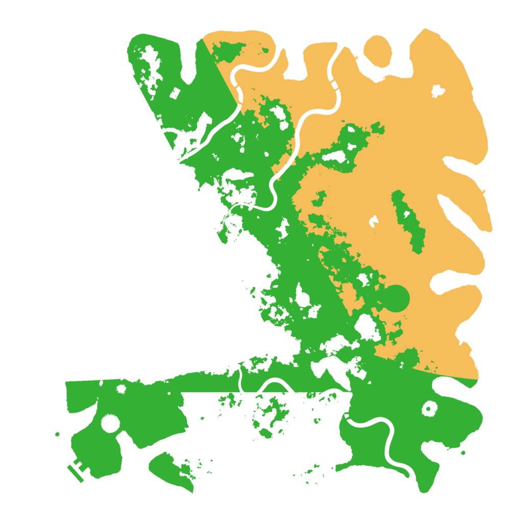 Biome Rust Map: Procedural Map, Size: 5000, Seed: 449190196