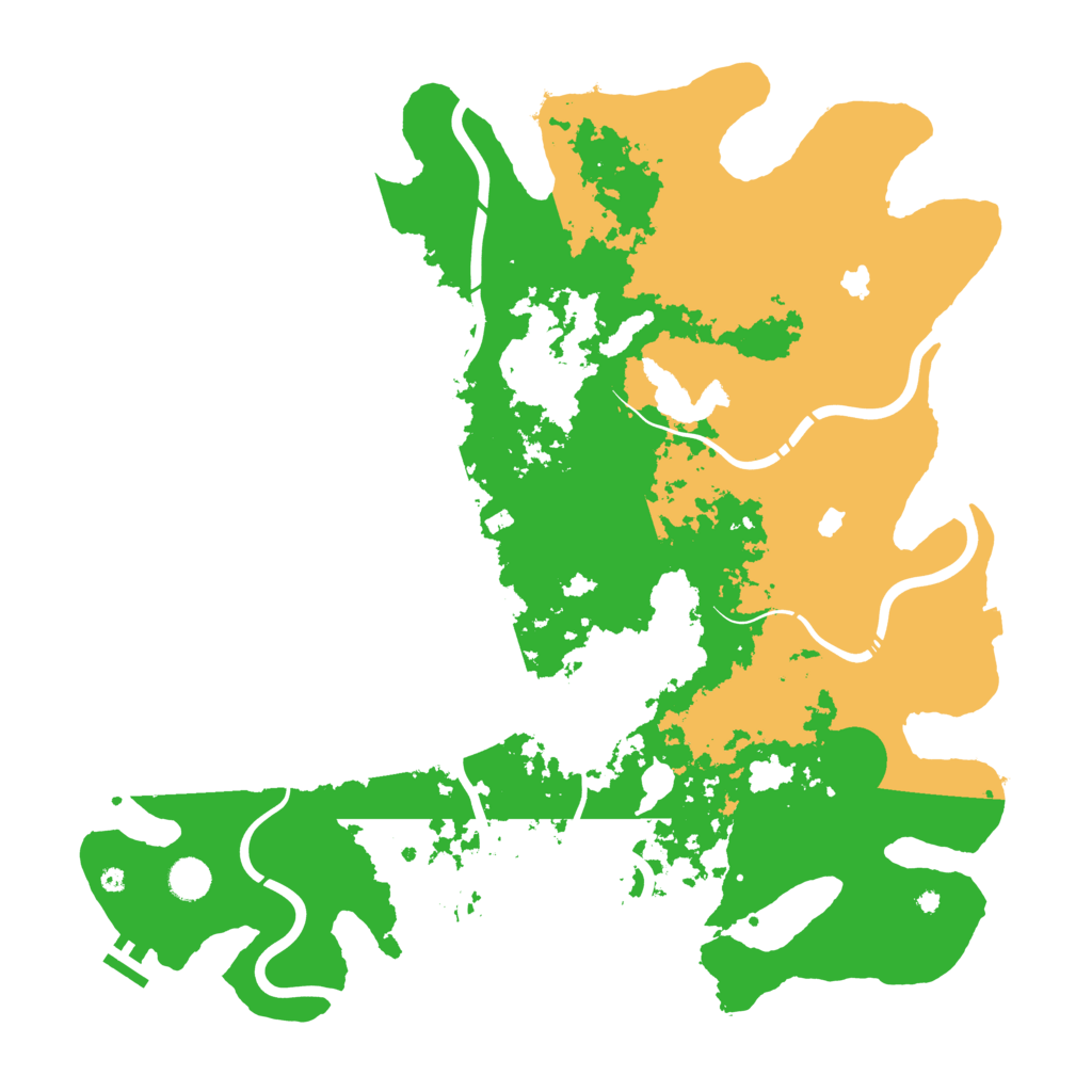 Biome Rust Map: Procedural Map, Size: 4500, Seed: 697153354