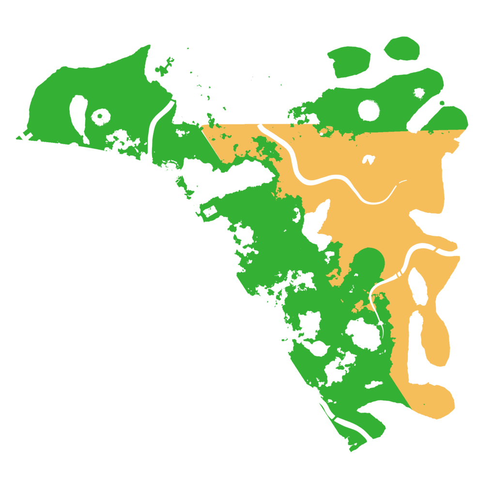 Biome Rust Map: Procedural Map, Size: 4250, Seed: 5220