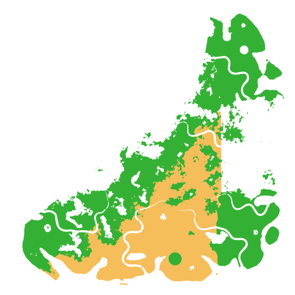 Biome Rust Map: Procedural Map, Size: 6000, Seed: 1437298553