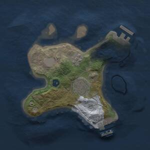 Thumbnail Rust Map: Procedural Map, Size: 2000, Seed: 50420, 6 Monuments