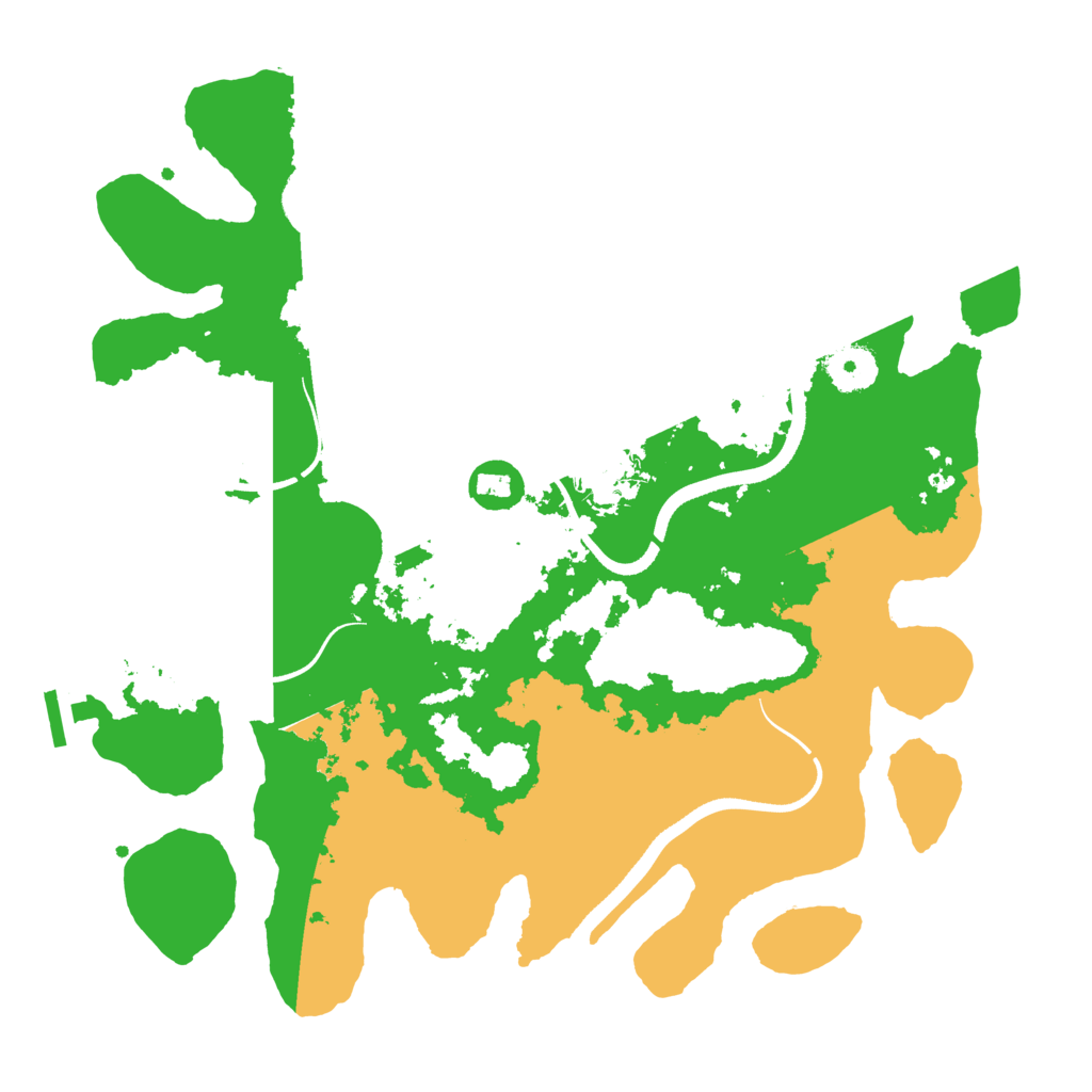 Biome Rust Map: Procedural Map, Size: 3500, Seed: 29170