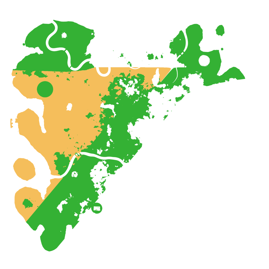 Biome Rust Map: Procedural Map, Size: 4400, Seed: 69420