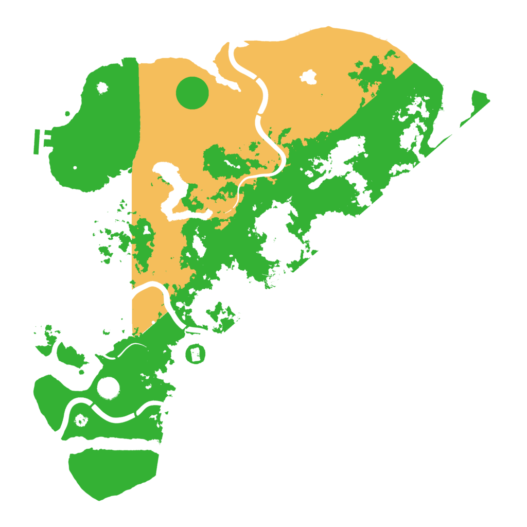 Biome Rust Map: Procedural Map, Size: 4250, Seed: 2082979918