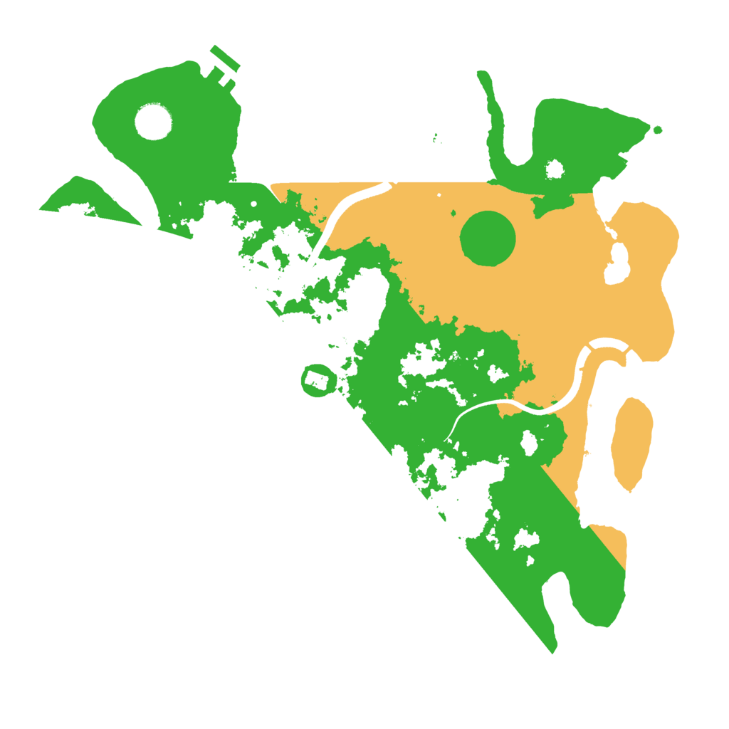 Biome Rust Map: Procedural Map, Size: 3500, Seed: 578739269