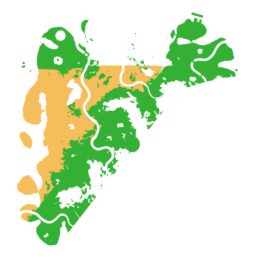 Biome Rust Map: Procedural Map, Size: 4500, Seed: 191719534