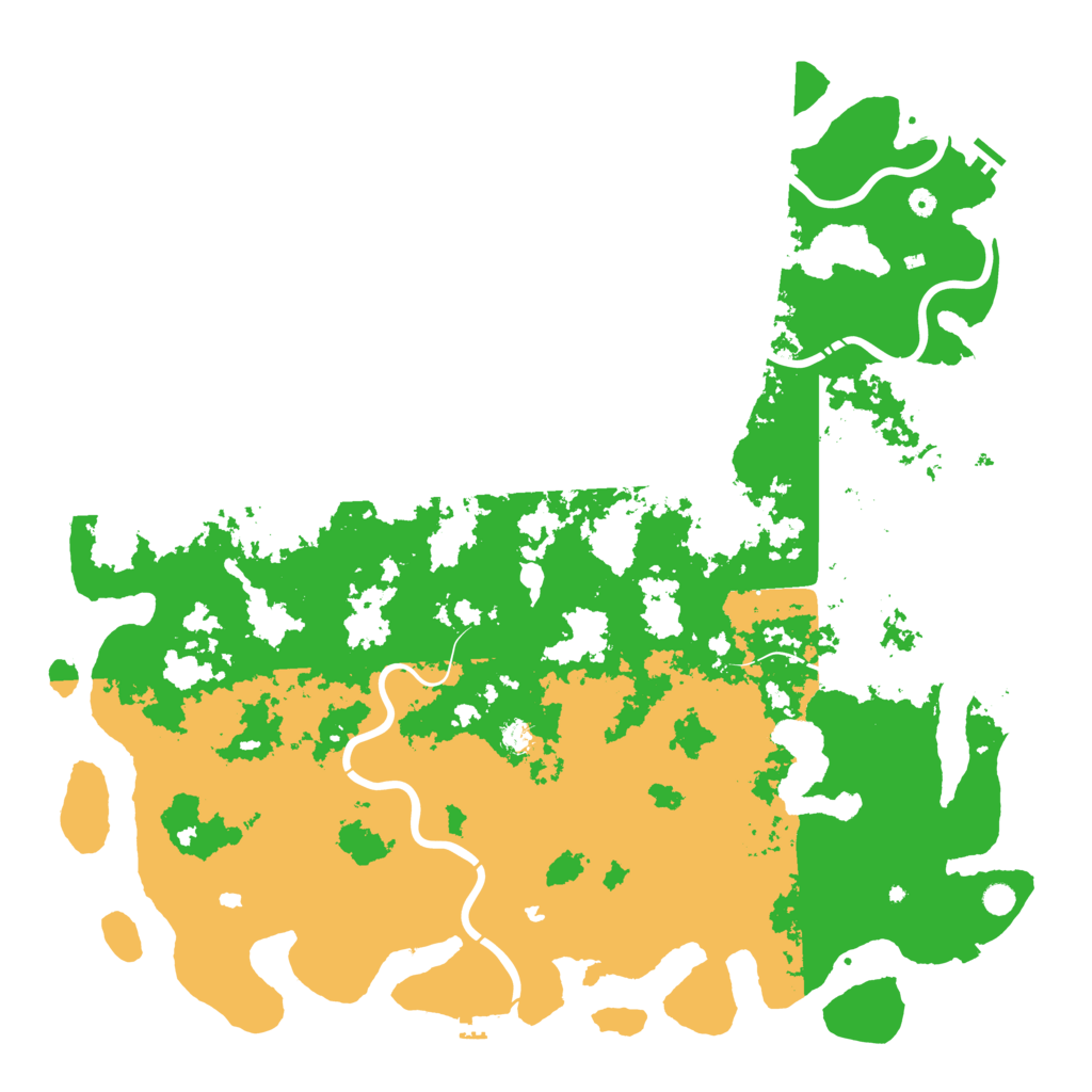 Biome Rust Map: Procedural Map, Size: 6000, Seed: 5584653