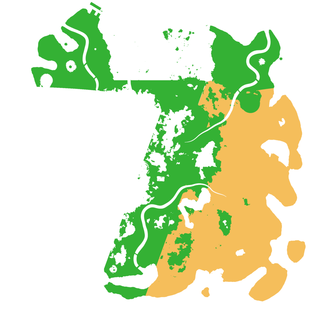 Biome Rust Map: Procedural Map, Size: 4500, Seed: 652283991