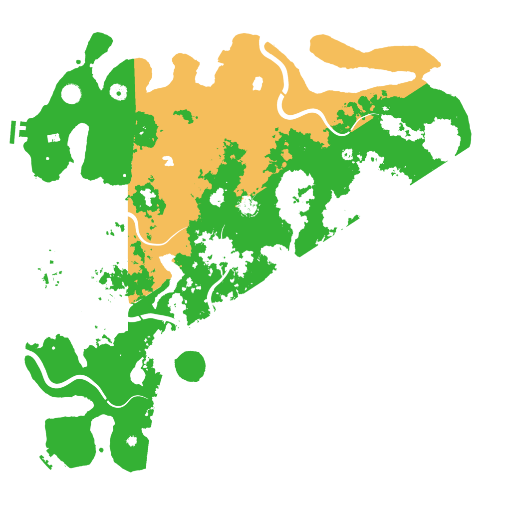 Biome Rust Map: Procedural Map, Size: 4500, Seed: 2005521165