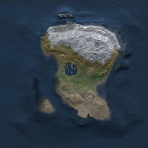 Thumbnail Rust Map: Procedural Map, Size: 1700, Seed: 2354235, 3 Monuments