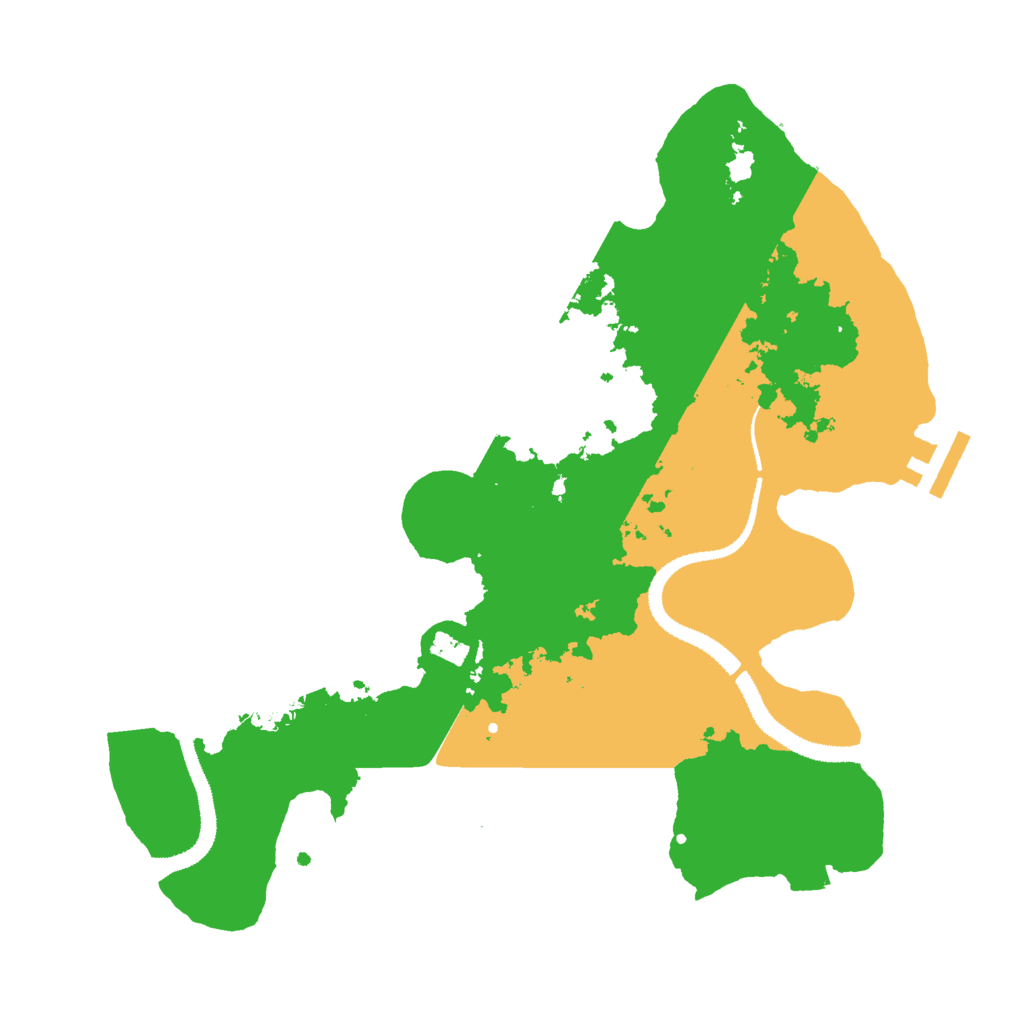 Biome Rust Map: Procedural Map, Size: 3000, Seed: 29094