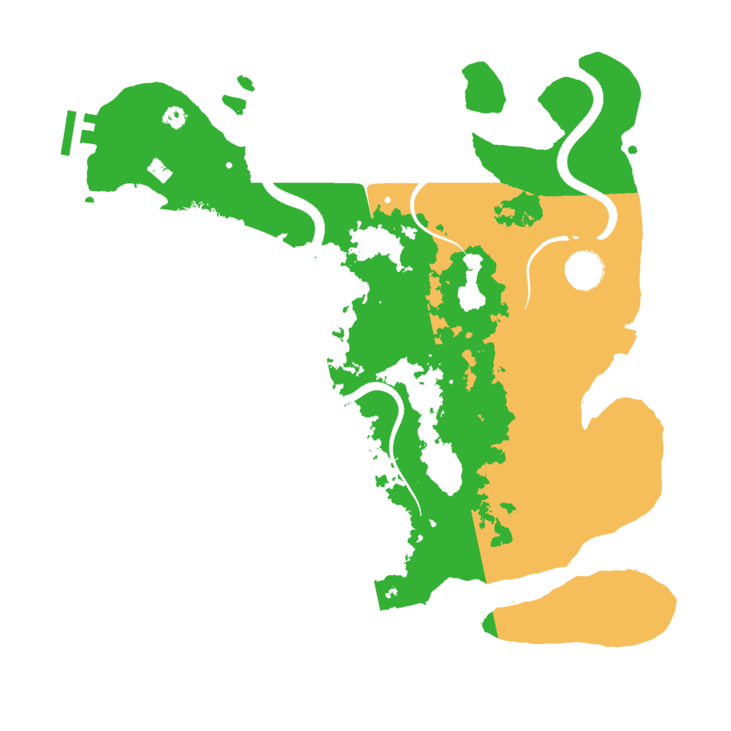 Biome Rust Map: Procedural Map, Size: 3300, Seed: 234089