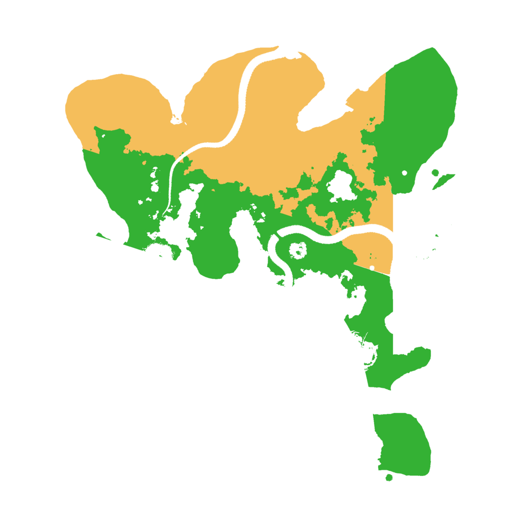 Biome Rust Map: Procedural Map, Size: 3000, Seed: 52871