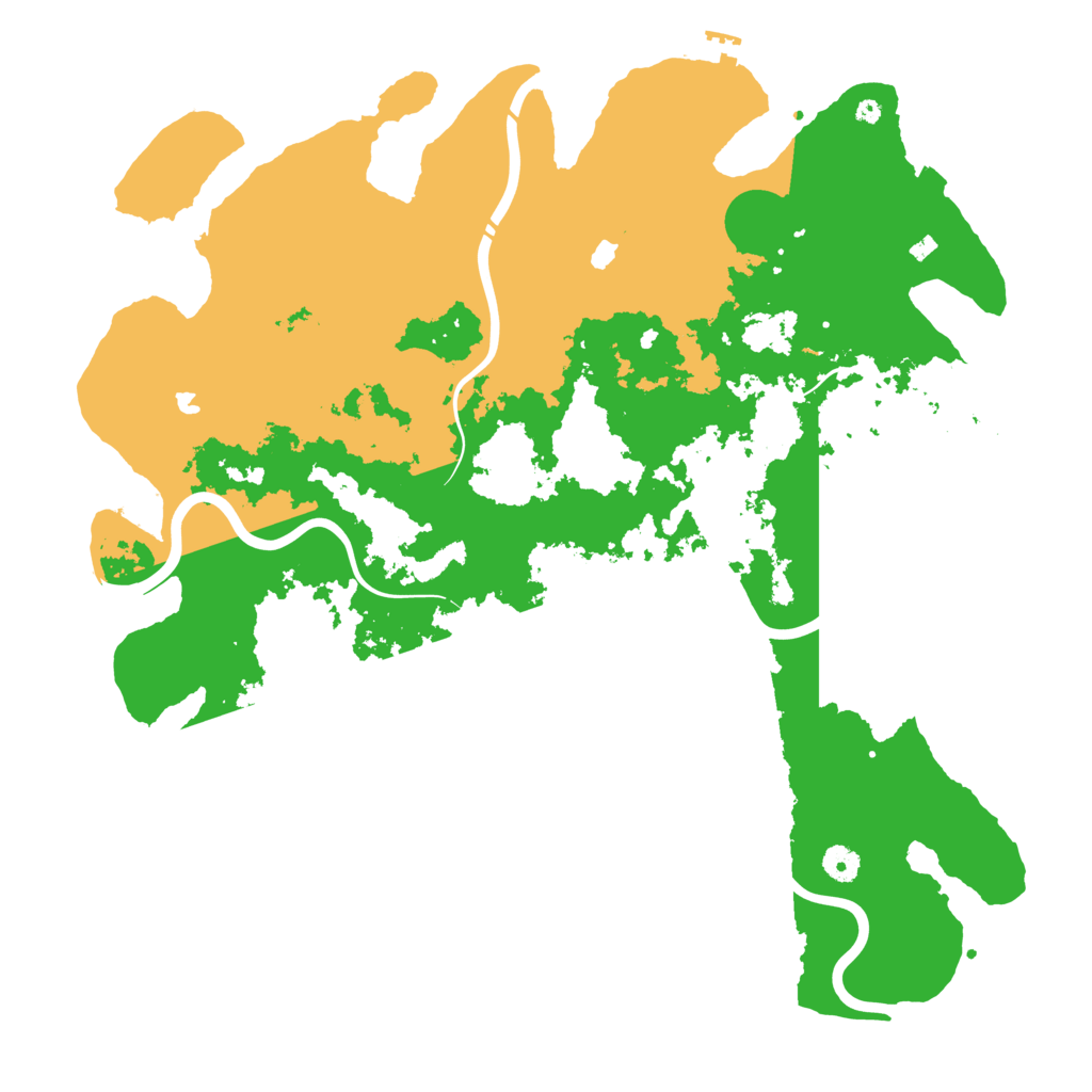 Biome Rust Map: Procedural Map, Size: 4500, Seed: 560186212