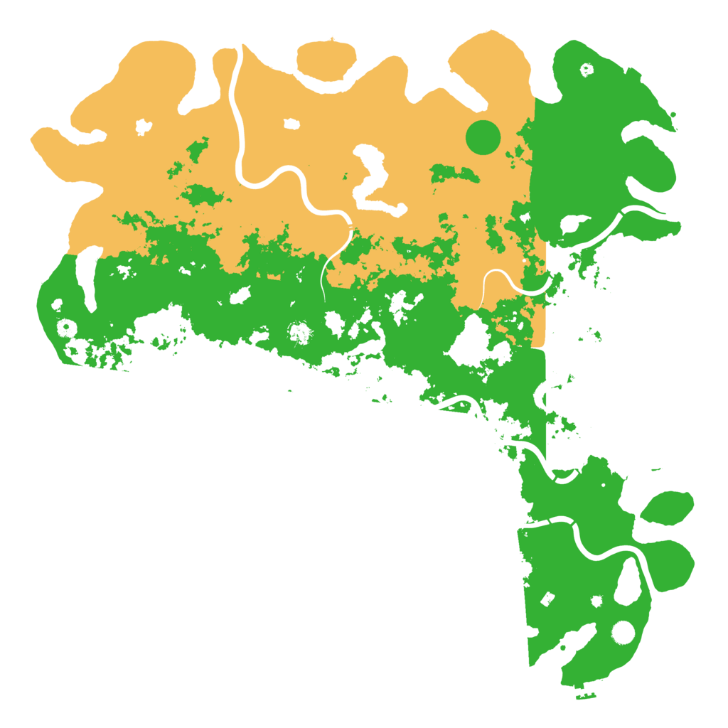 Biome Rust Map: Procedural Map, Size: 5500, Seed: 831403396