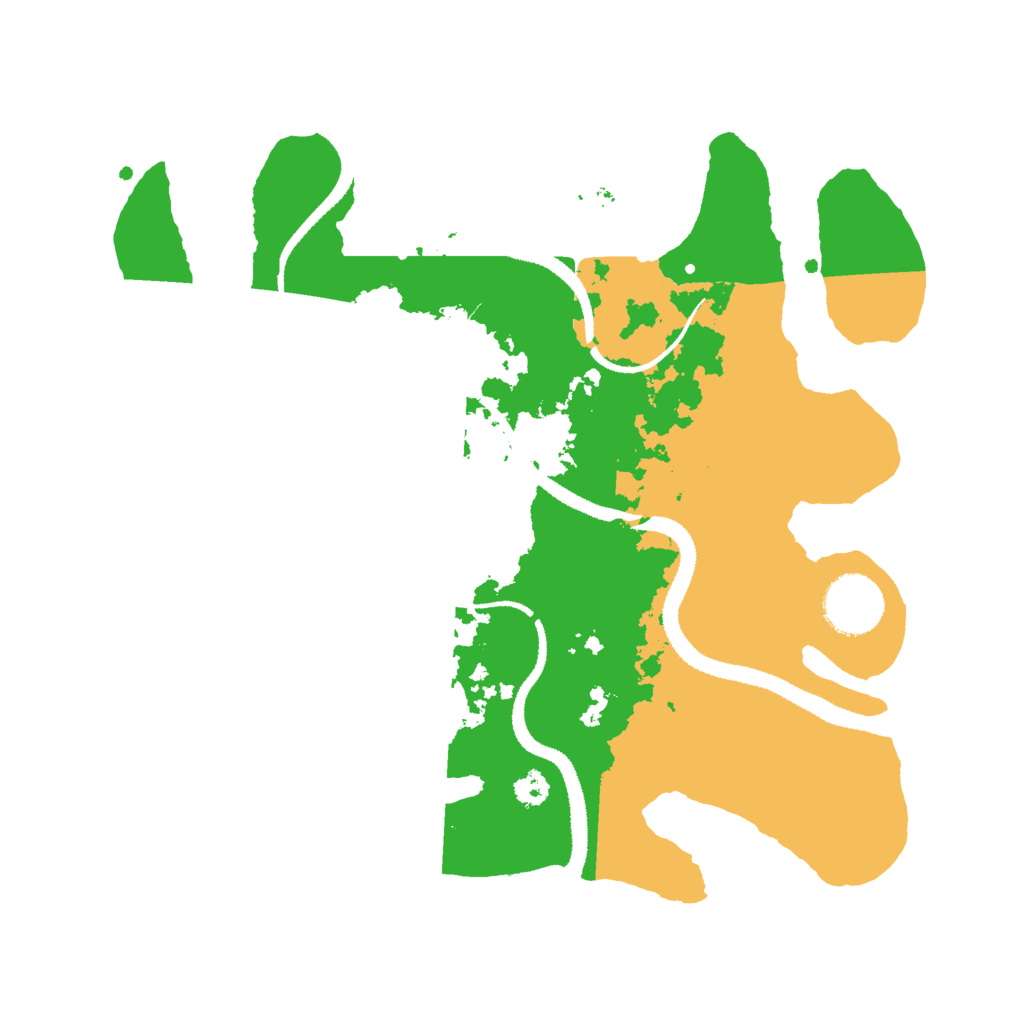 Biome Rust Map: Procedural Map, Size: 3000, Seed: 20840