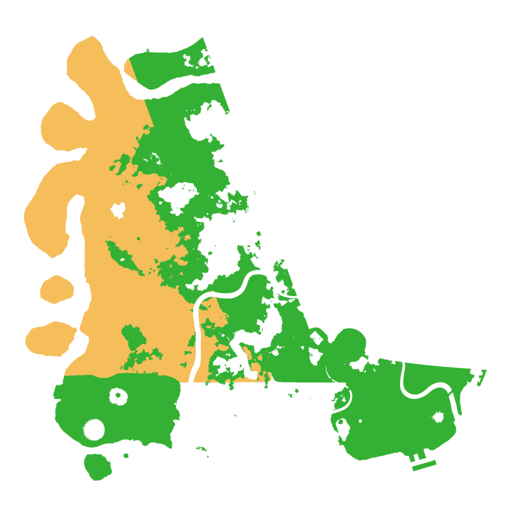 Biome Rust Map: Procedural Map, Size: 4250, Seed: 31411