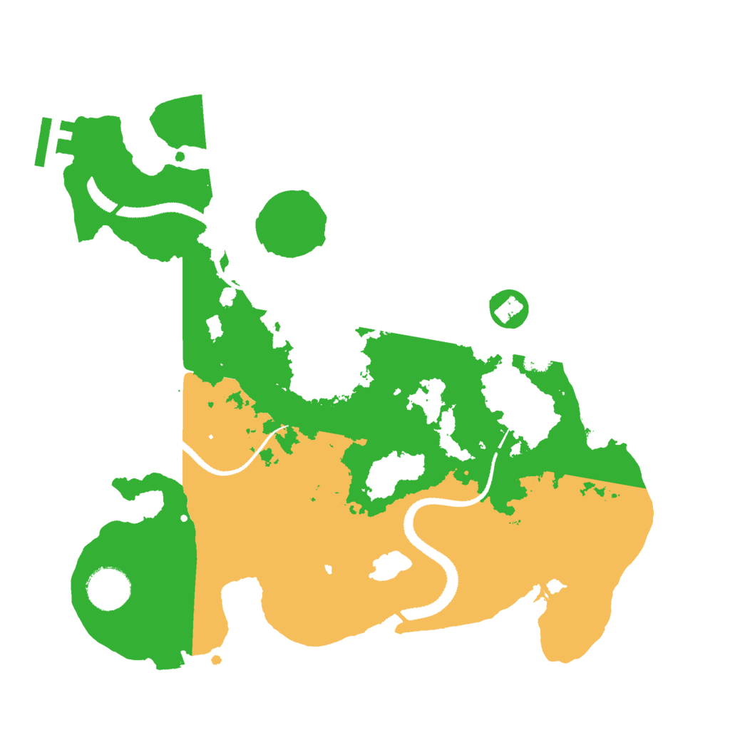 Biome Rust Map: Procedural Map, Size: 3000, Seed: 1451