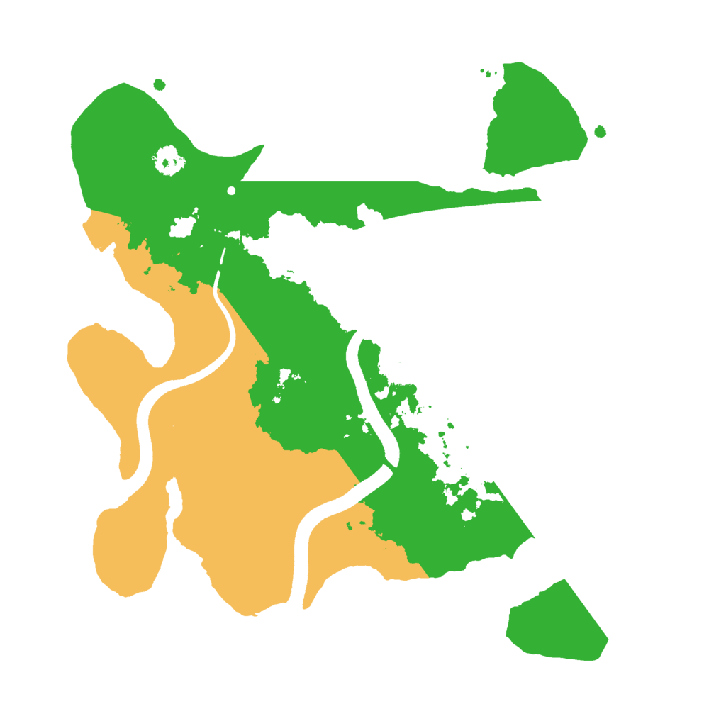 Biome Rust Map: Procedural Map, Size: 2500, Seed: 1850492134