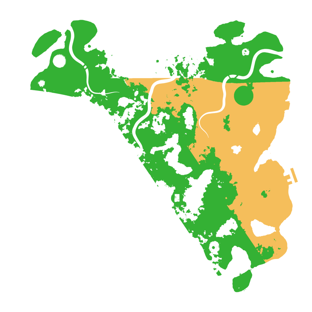 Biome Rust Map: Procedural Map, Size: 4250, Seed: 818451726