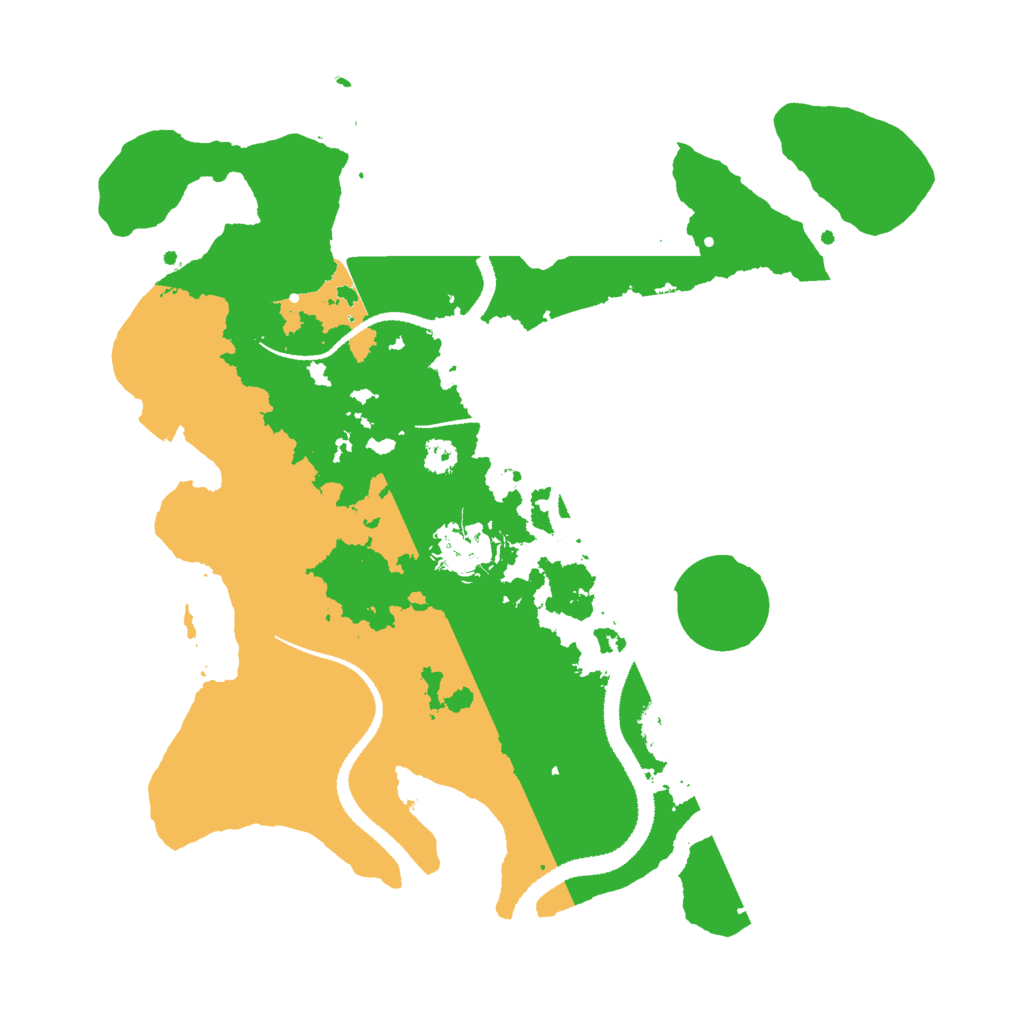 Biome Rust Map: Procedural Map, Size: 3000, Seed: 793286653