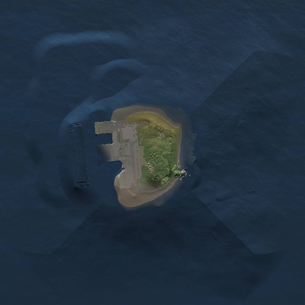 Rust Map: Procedural Map, Size: 1000, Seed: 1095638090, 2 Monuments