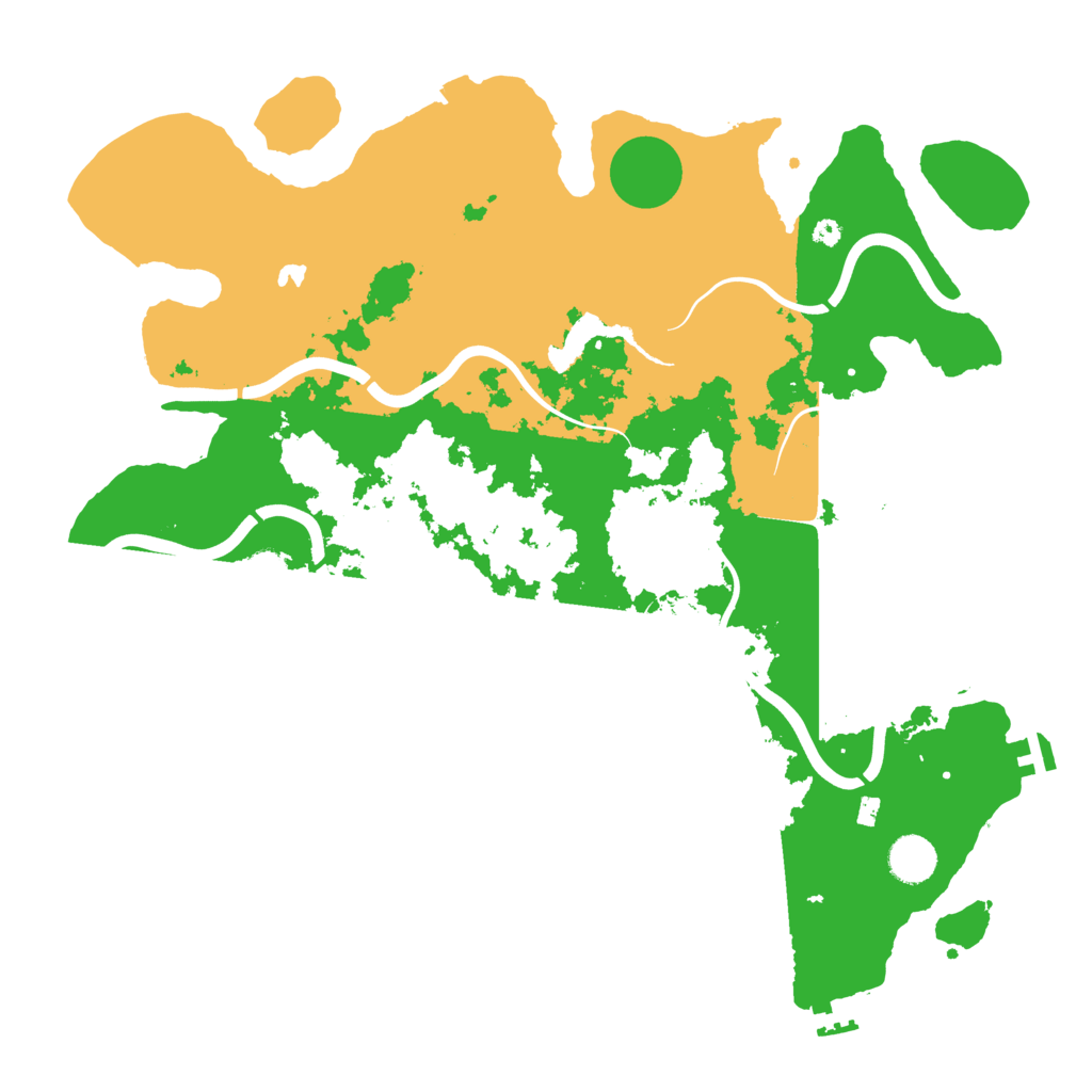 Biome Rust Map: Procedural Map, Size: 4000, Seed: 8225