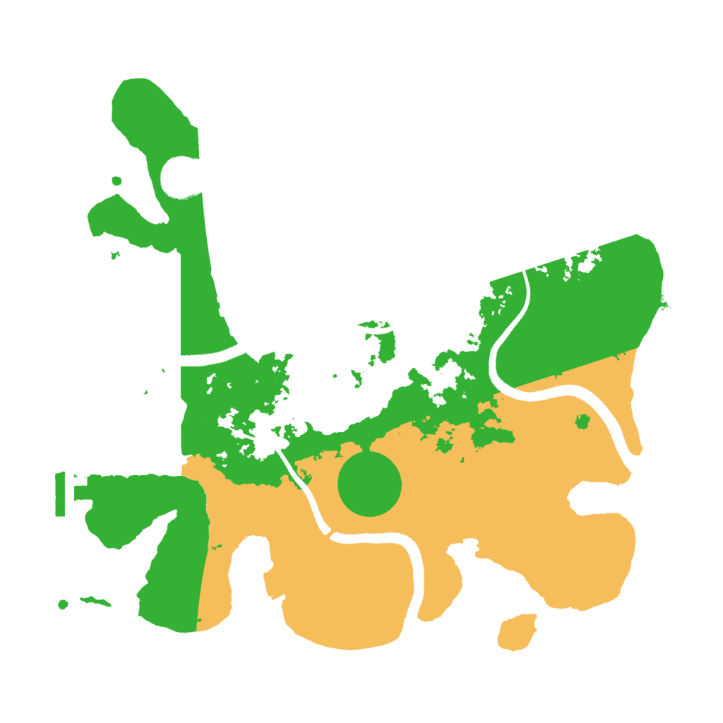 Biome Rust Map: Procedural Map, Size: 3000, Seed: 7355608